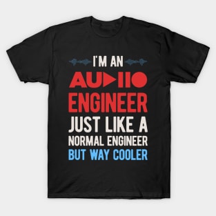 Audio Engineer Funny Gifts T-Shirt